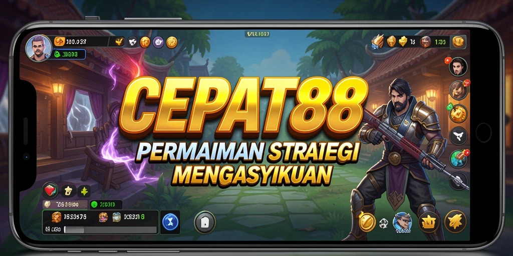 Tampilan screenshot gameplay <strong>CEPAT88</strong> menampilkan aksi strategi yang mendebarkan.