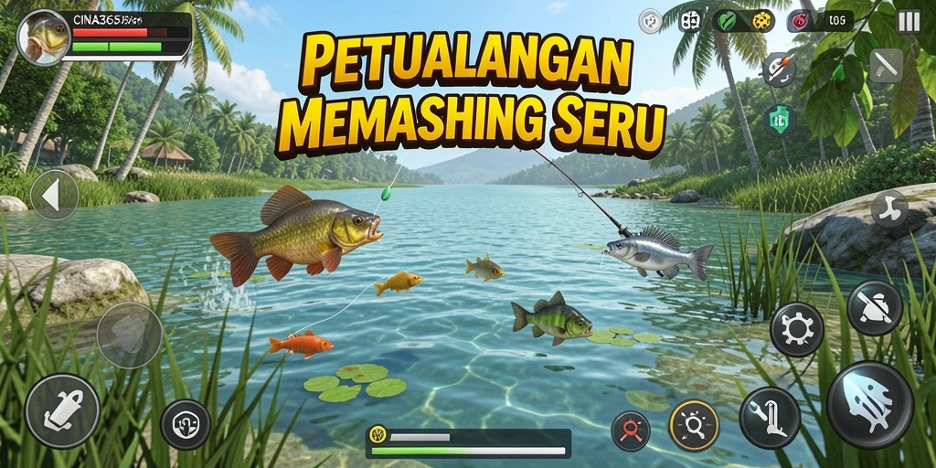 Tangkapan ikan yang luar biasa dalam gameplay CINA365.