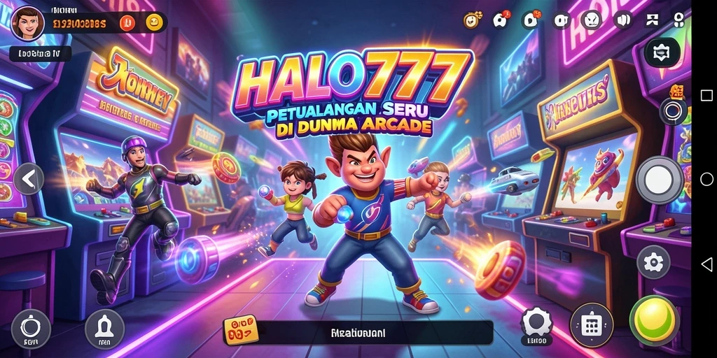 Tampilan gameplay HALO777 yang menggembirakan dan penuh aksi.
