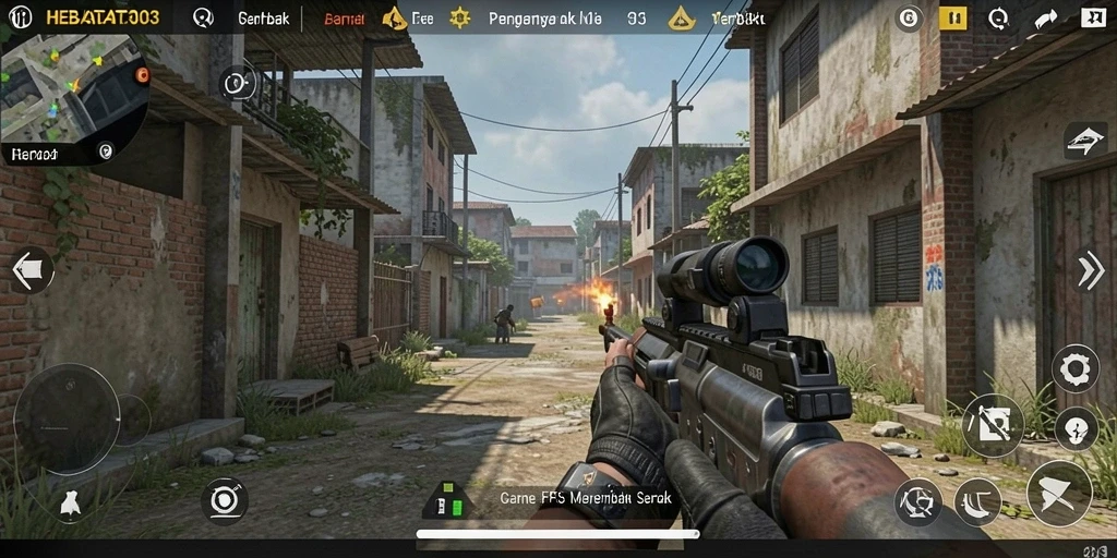 Tampilan gameplay mendebarkan HEBAT303 saat pertempuran intens di medan perang.