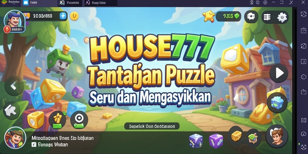 Tampilan gameplay HOUSE777 dengan tantangan Puzzle yang menarik.
