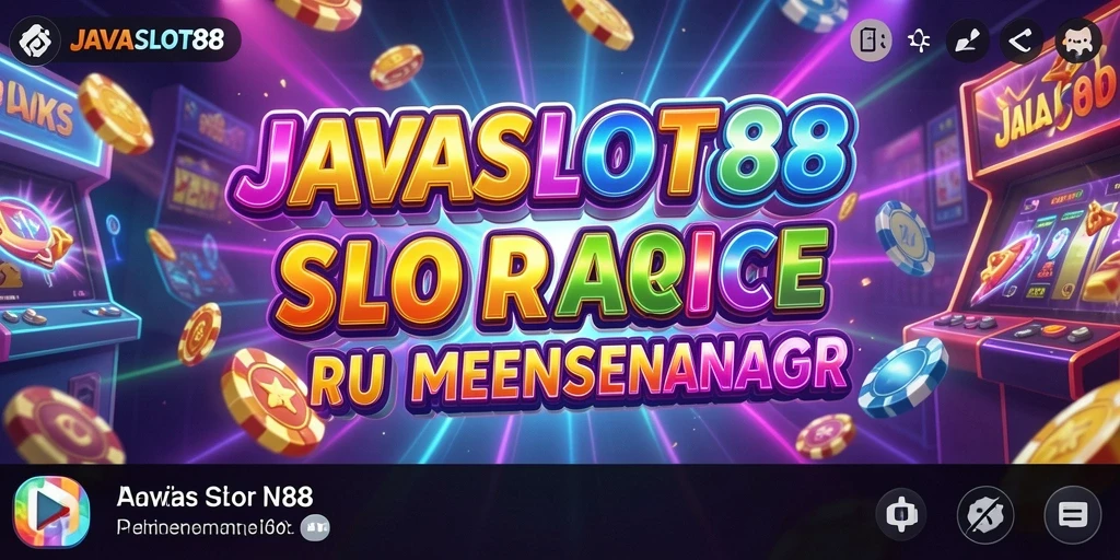 Tampilan gameplay JAVASLOT88 yang penuh warna dan seru.