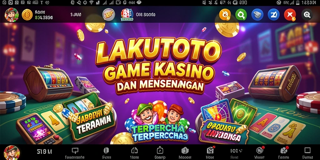 Tampilan gameplay seru dari LAKUTOTO yang memikat pemain.