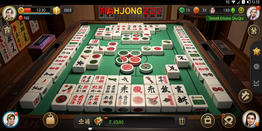 Tampilan gameplay seru dalam MAHJONG222 yang menggugah semangat bermain.