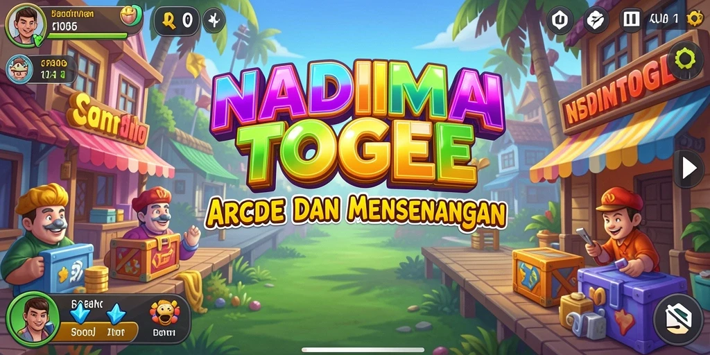 Tampilan aksi seru dalam gameplay NADIMTOGEL yang penuh warna.