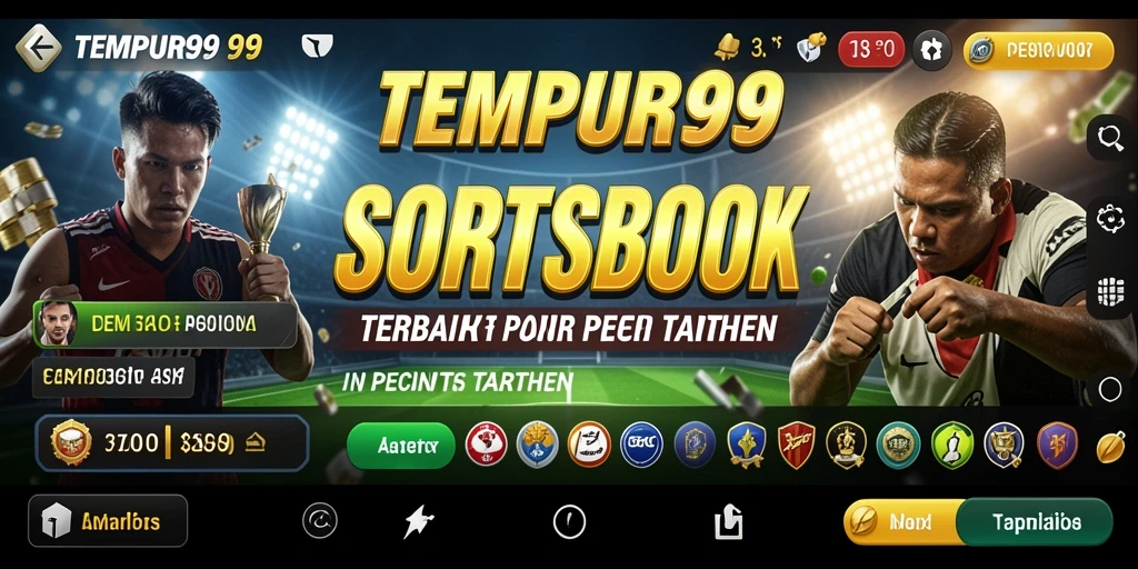 Tampilan gameplay aplikasi TEMPUR99 dengan berbagai pilihan taruhan.