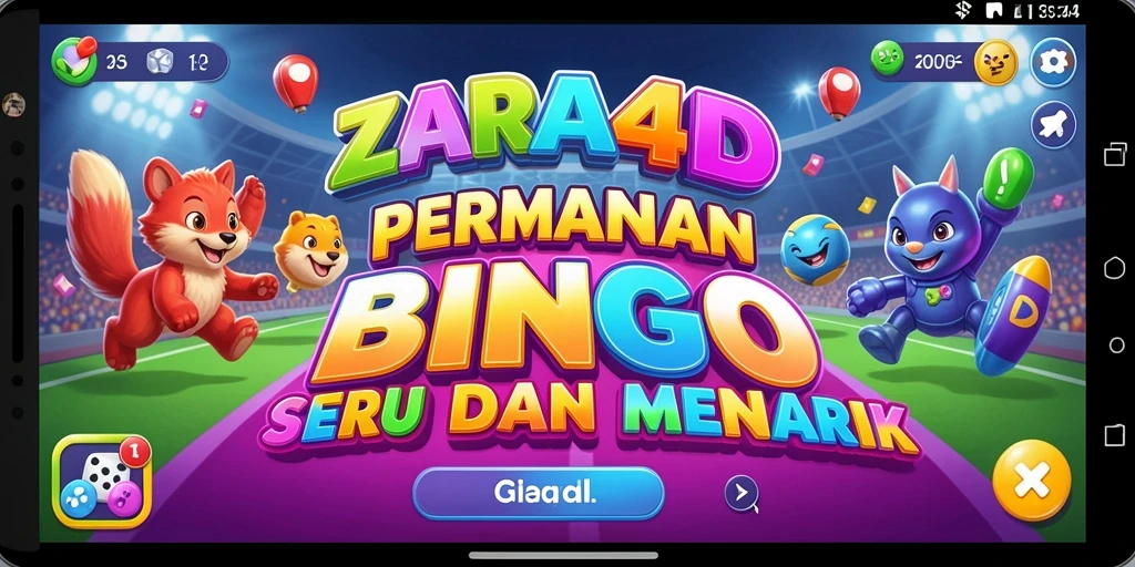 Screenshot gameplay ZARA4D menampilkan momen seru saat bermain Bingo.